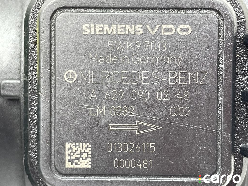 A6290900248, 6290900248 Расходомер воздуха Mercedes S W221 2007г. - фото №3