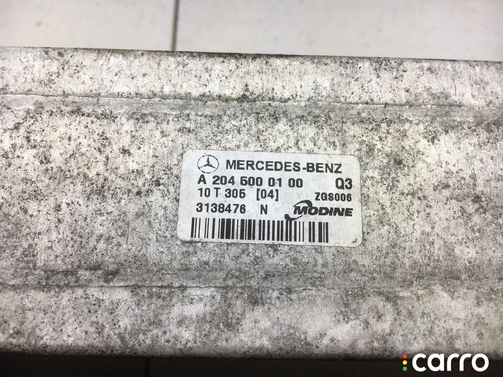 A2045000100, 2045000100 Интеркулер Mercedes C W204 2009г. - фото №3