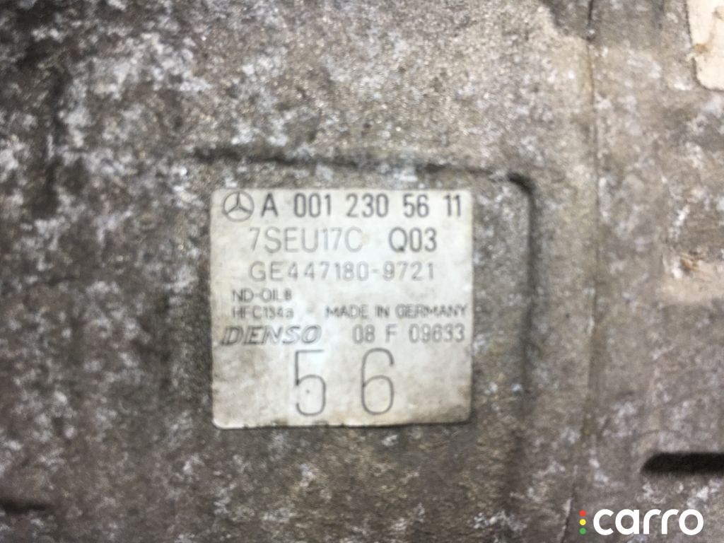 A0012305611, 0012305611 Компрессор кондиционера Mercedes C W203 2004г. - фото №4