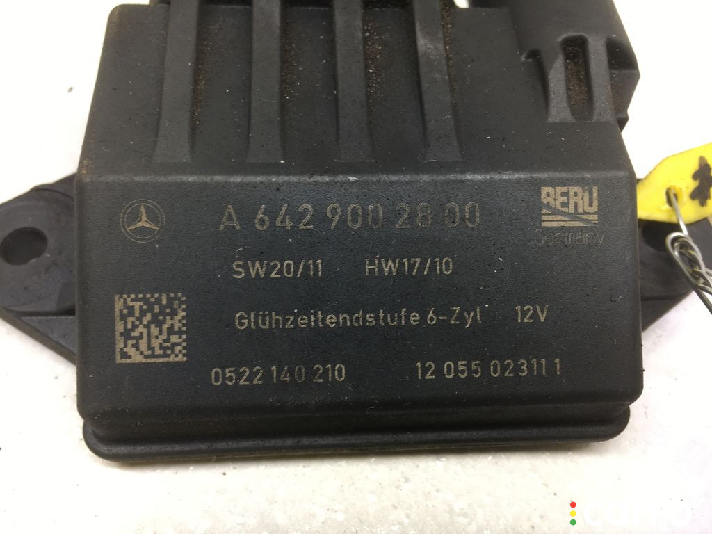 A6429002800, 6429002800 Реле накала свечей Mercedes R 2007г. - фото №3