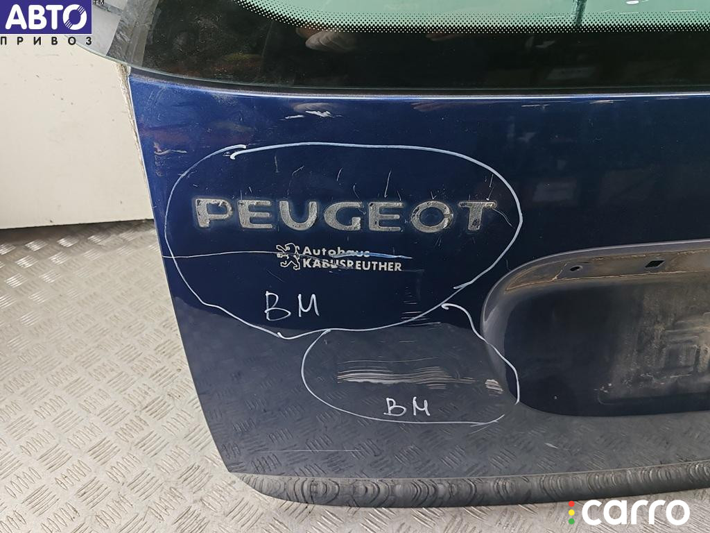 Крышка багажника (дверь задняя) Peugeot 307 2003г. - фото №2