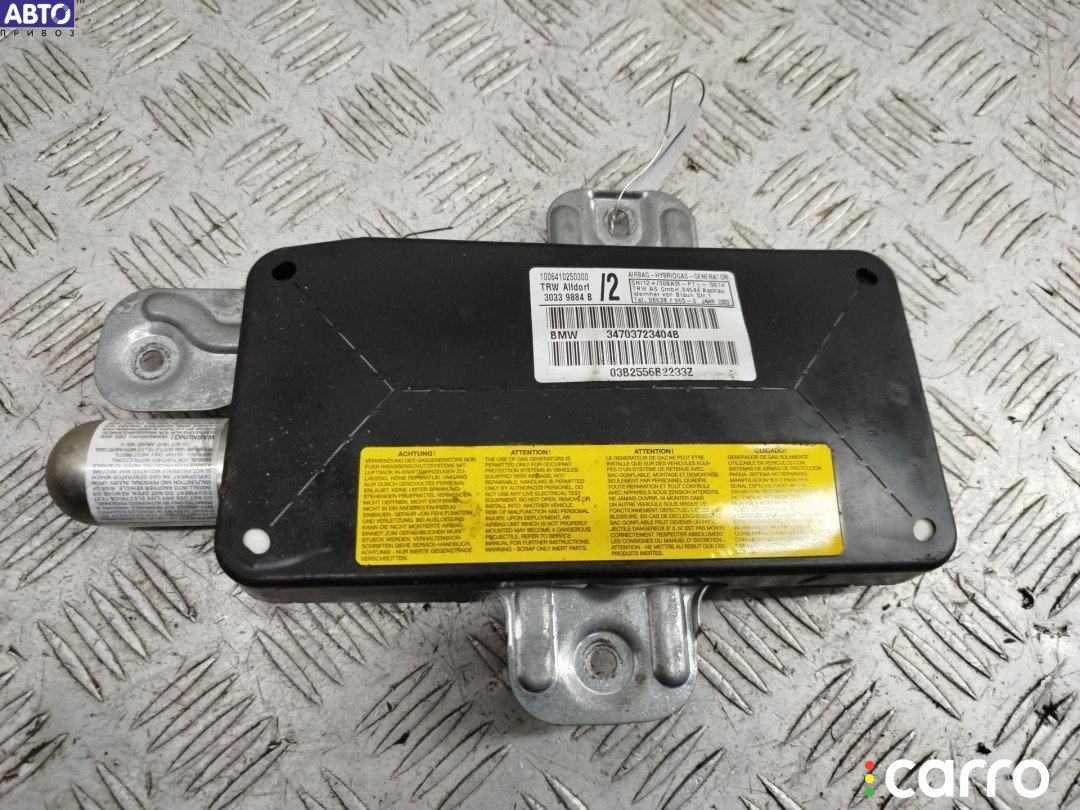 7037234 Подушка безопасности в дверь передняя правая BMW X5 E53 (1999-2006) 2004г. - фото №1