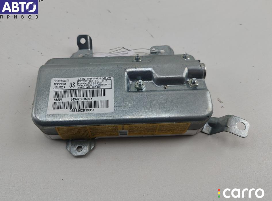 34342631601X Подушка безопасности в дверь передняя правая BMW X3 E83 (2003-2010) 2006г. - фото №1
