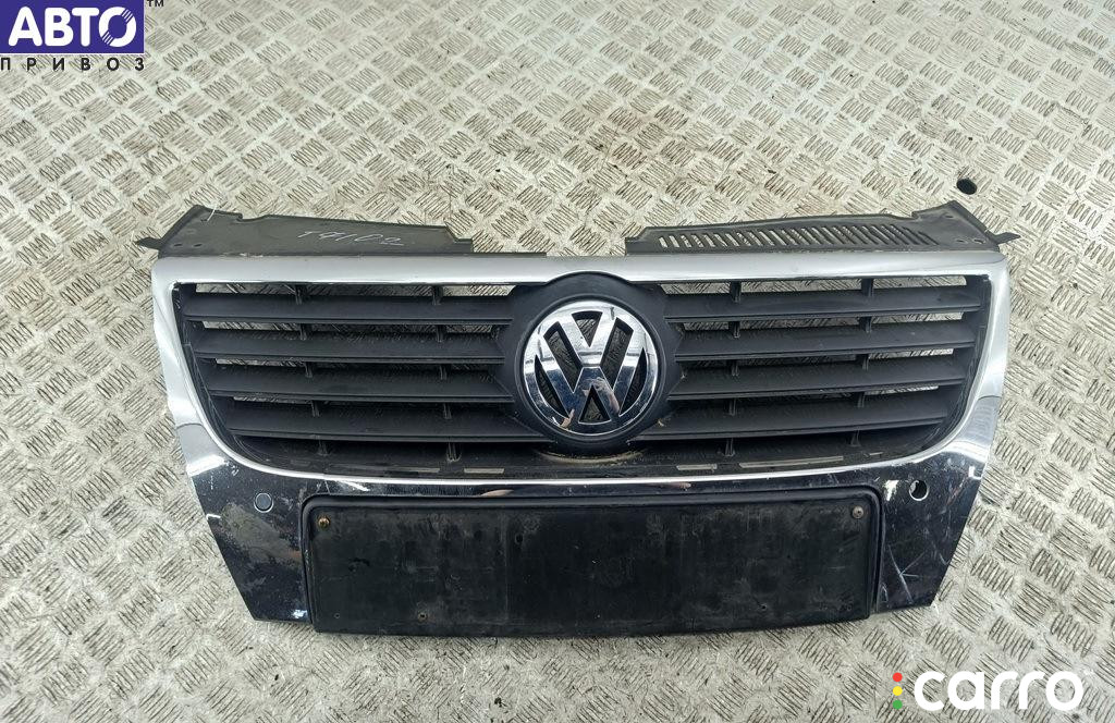 Решетка радиатора Volkswagen Passat B6 2007г. - фото №1