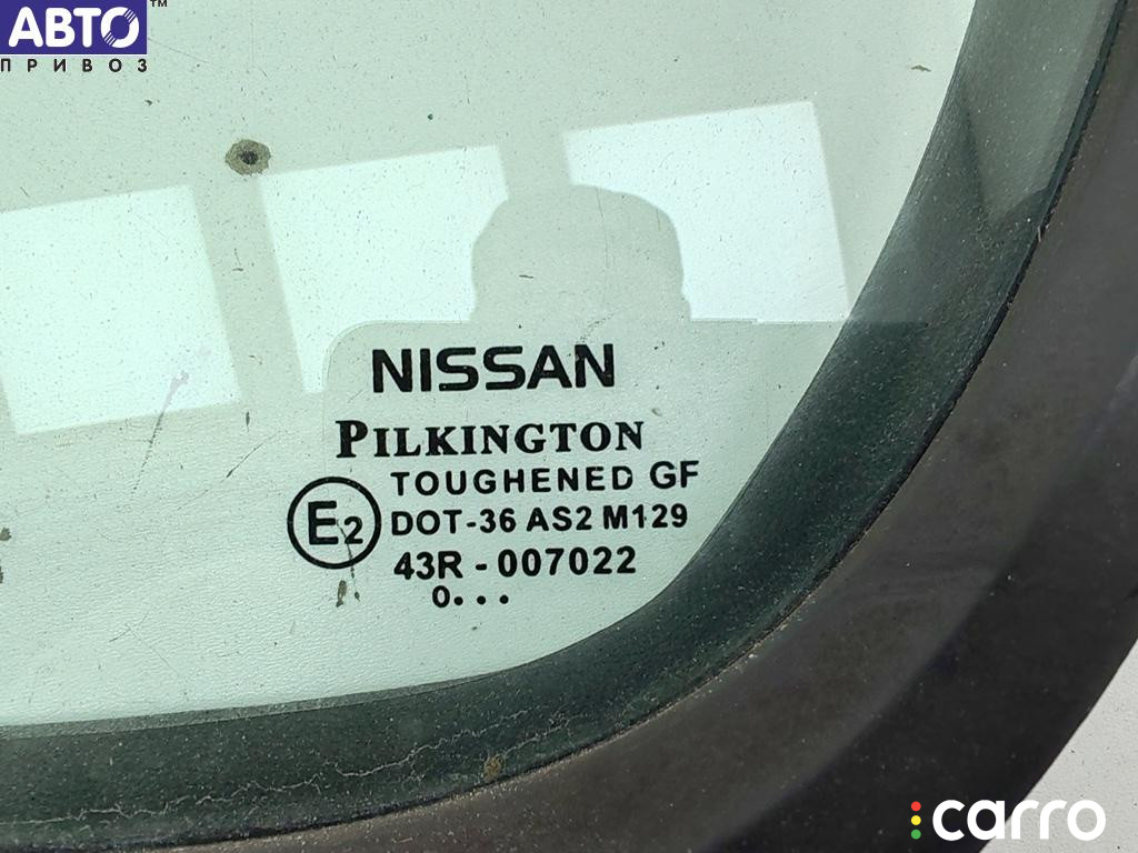 Стекло форточки двери задней левой Nissan Primera P11 (1999-2002) 2001г. - фото №2