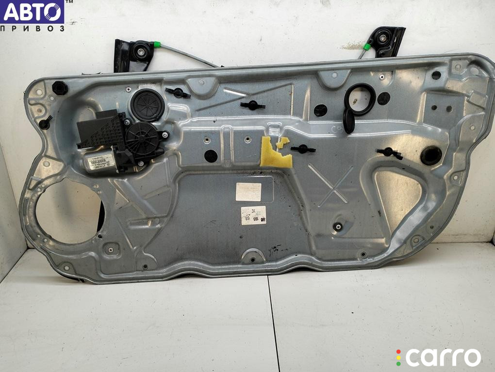 6Q0837752 Стеклоподъемник электрический передний правый Volkswagen Polo (2005-2009) 2005г. - фото №1