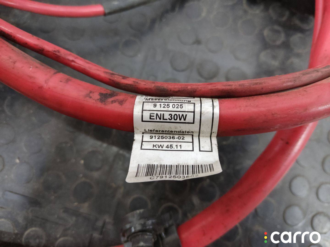 9125036 Плюсовой провод аккумулятора BMW 3 E90/E91/E92/E93 2012г. - фото №4