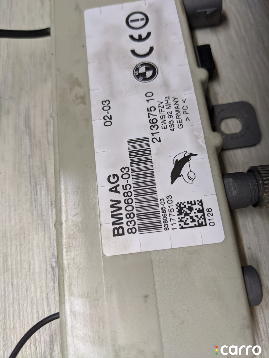 8380685, 6906082 Усилитель антенны BMW 5 E39 2003г. - фото №2