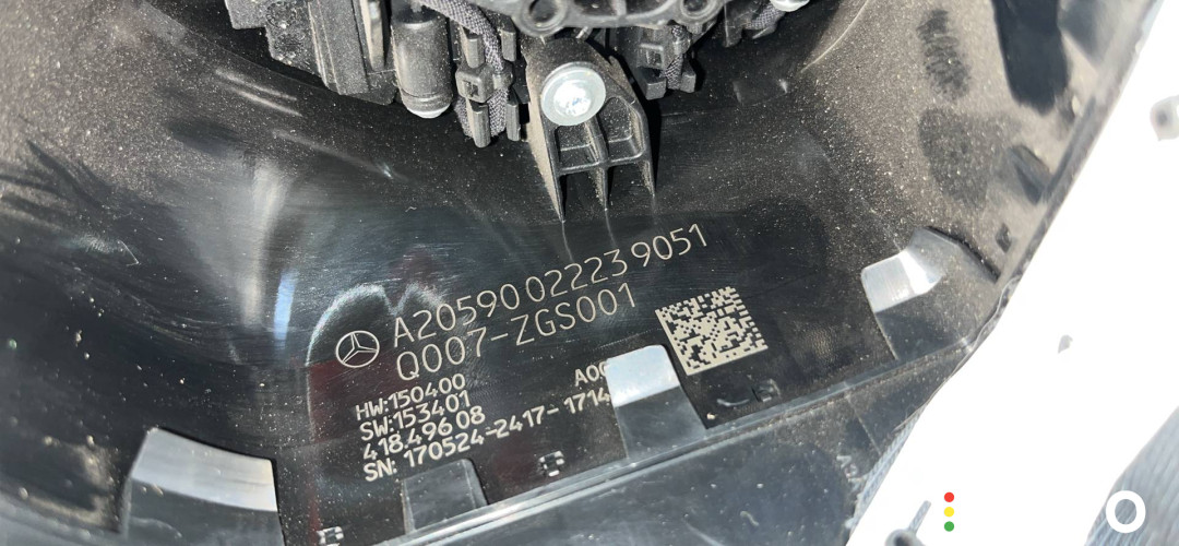 A2059002223 переключатель подрулевой (стрекоза) Mercedes-Benz C W205/S205/C205 2017г. - фото №6