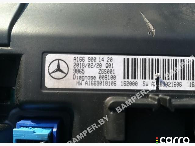 A1669001420 монитор мультимедиа Mercedes-Benz GLE W166 2018г. - фото №2