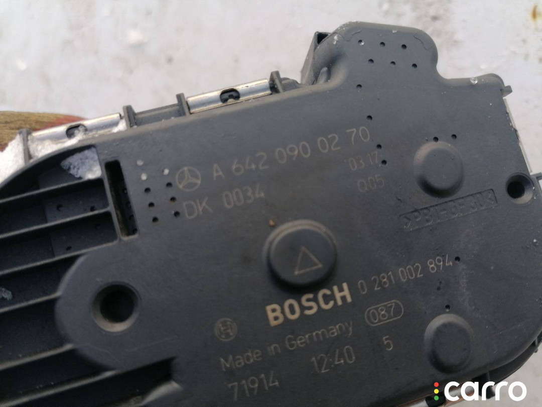 A6420900270 заслонка дроссельная Mercedes-Benz S W222/C217/A217 2017г. - фото №2