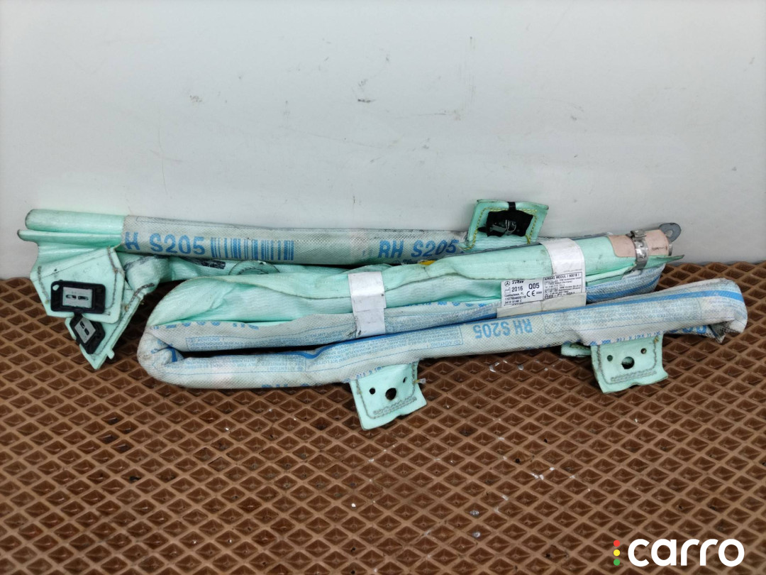 A2058601102 Подушка безопасности боковая (шторка) правая Mercedes-Benz C W205/S205/C205 2017г. - фото №2