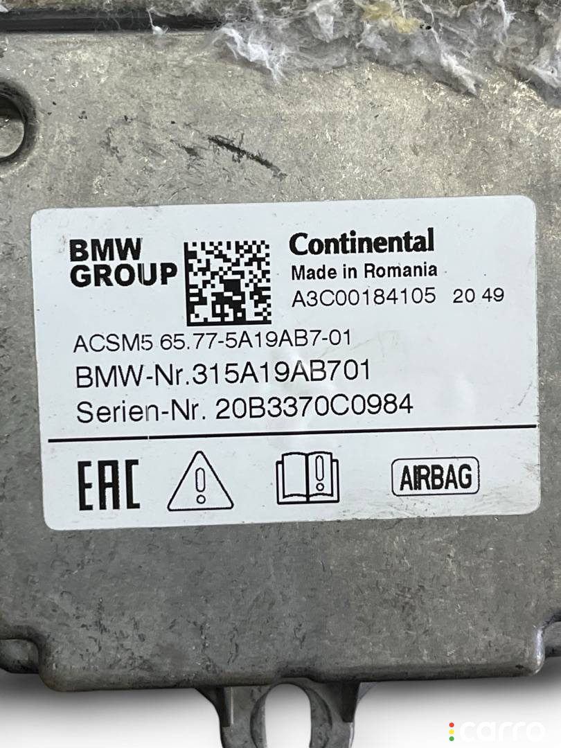 65775A19AB7, 5A19AB7 Блок AirBag BMW 3 G20/G21 2020г. - фото №3