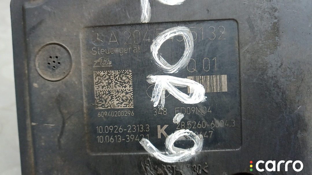 A2045455132, A2044313712 Блок ABS MERCEDES BENZ C-CLASS W204 W204 2009г. - фото №2