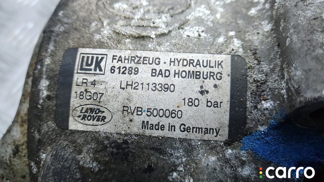 LH2113390, RVB500060 Насос гидроподвески LAND ROVER RANGE ROVER SPORT 2007г. - фото №7
