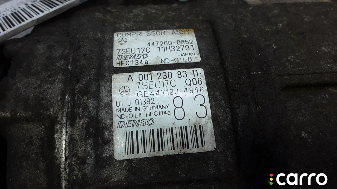 A0012308311 Компрессор кондиционера дизельный MERCEDES BENZ M-CLASS W164 W164 2007г. - фото №7