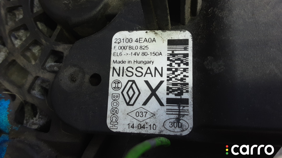 231004EA0A Генератор дизельный NISSAN QASHQAI J11 J11 2014г. - фото №5