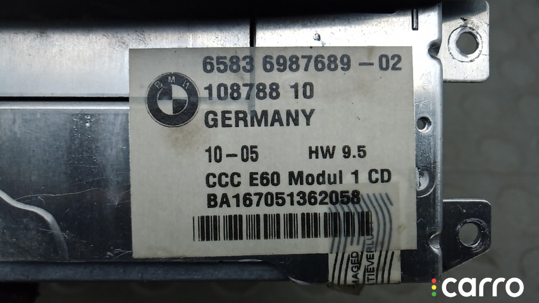 Магнитола BMW 5 E60/E61 E60/E61 2006г. - фото №7