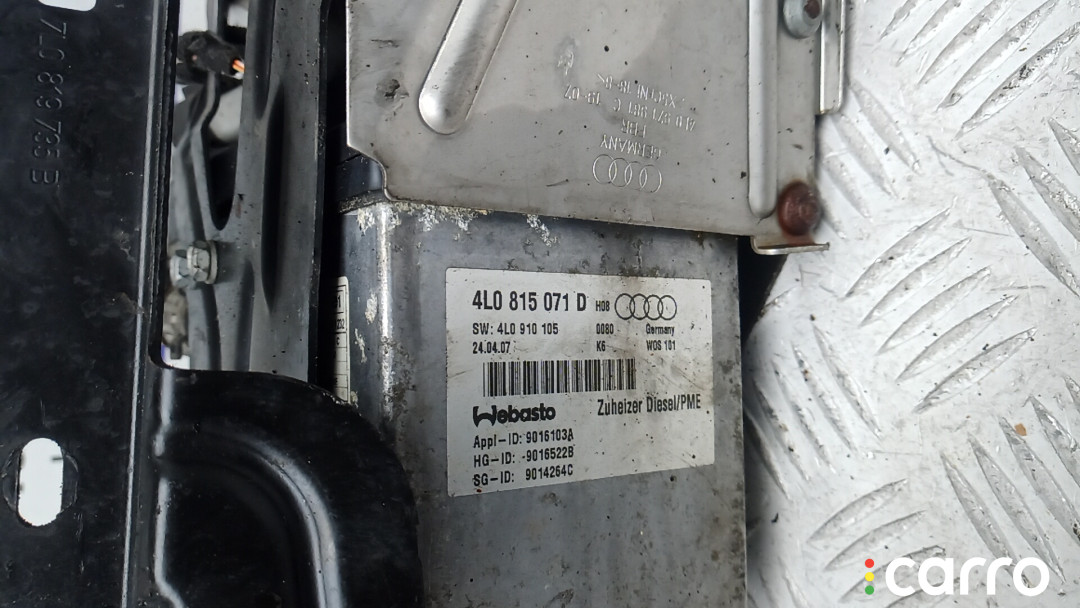 4L0815071D Автономный отопитель (вебасто) AUDI Q7 2007г. - фото №7