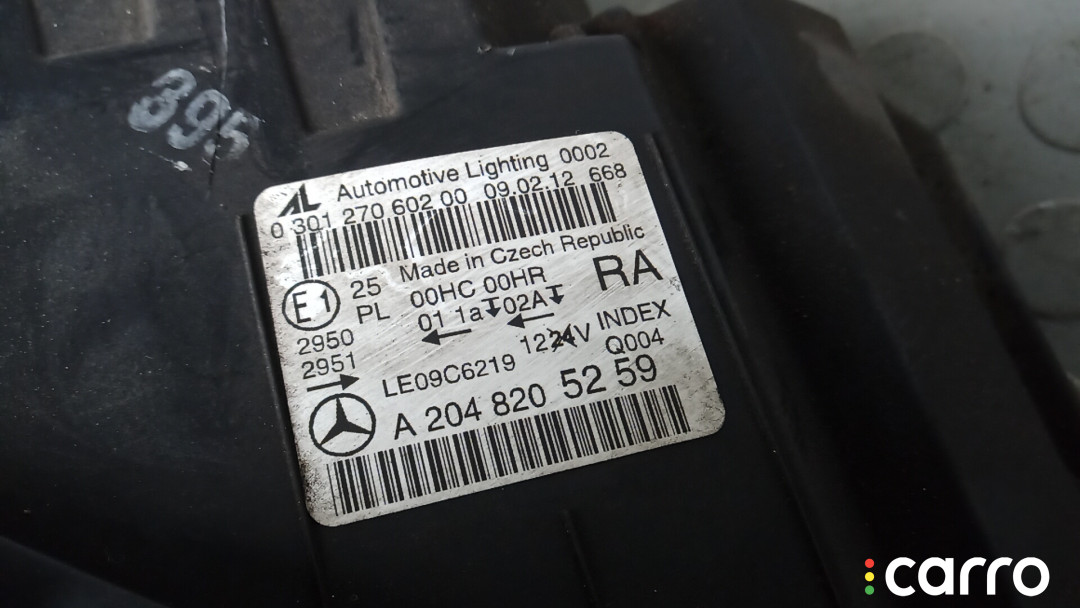 Фара правая MERCEDES BENZ C-CLASS W204 W204 2012г. - фото №4