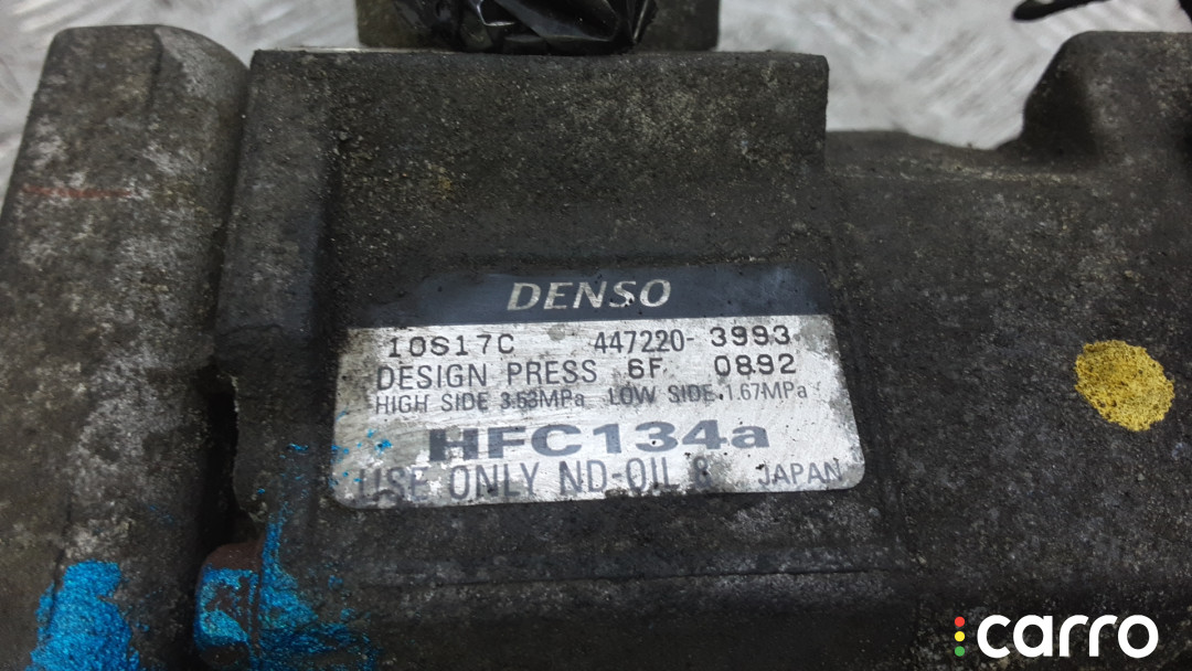 447220-3993, MR568289 Компрессор кондиционера дизельный MITSUBISHI PAJERO 3 3 2004г. - фото №7