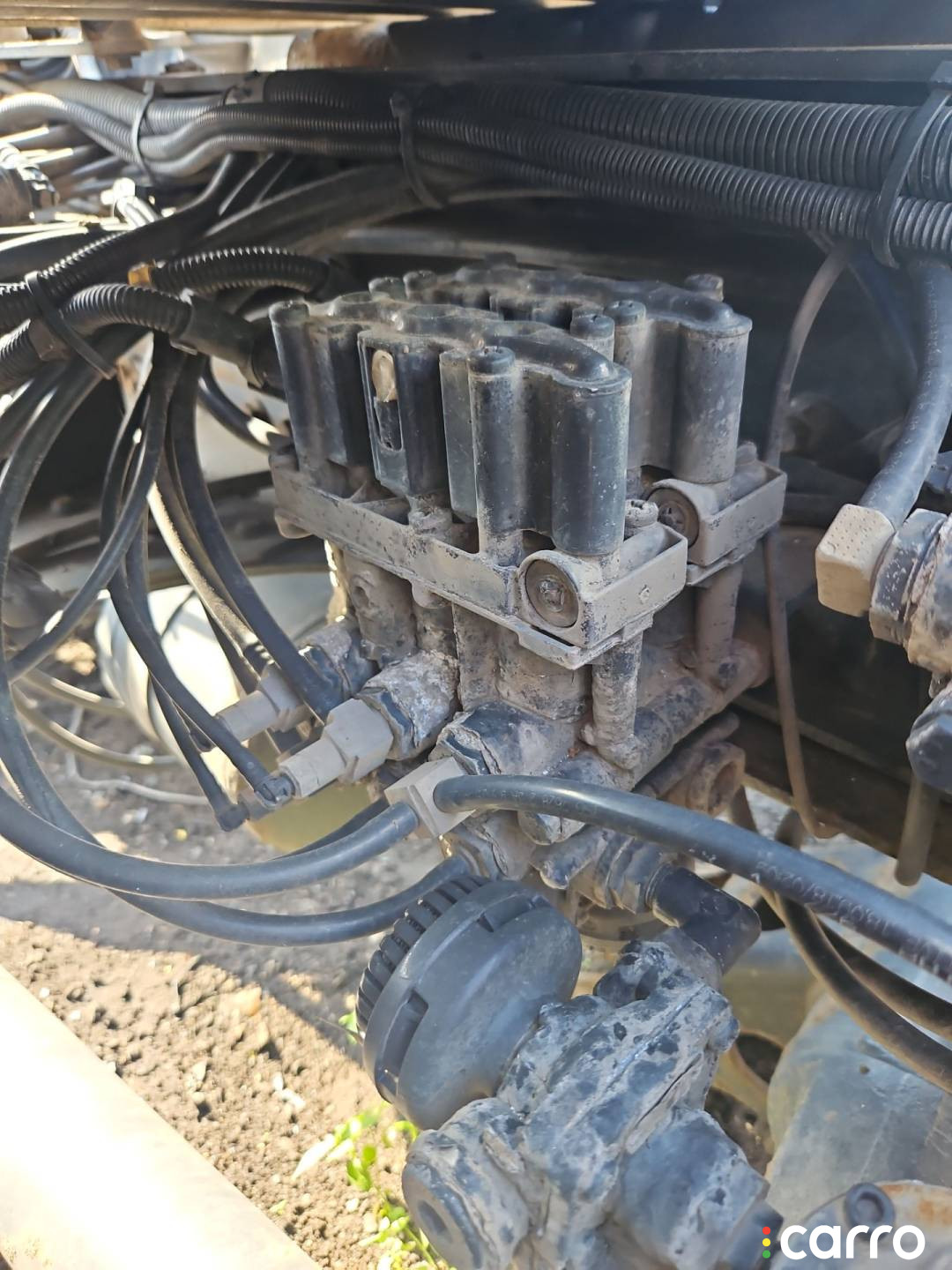 1305452, 1453164, 1934999, 4729051110, 81259026147, 81259029147, A0003276825 Блок клапанов пневмоподвески MAN TGX 2018г. - фото №1