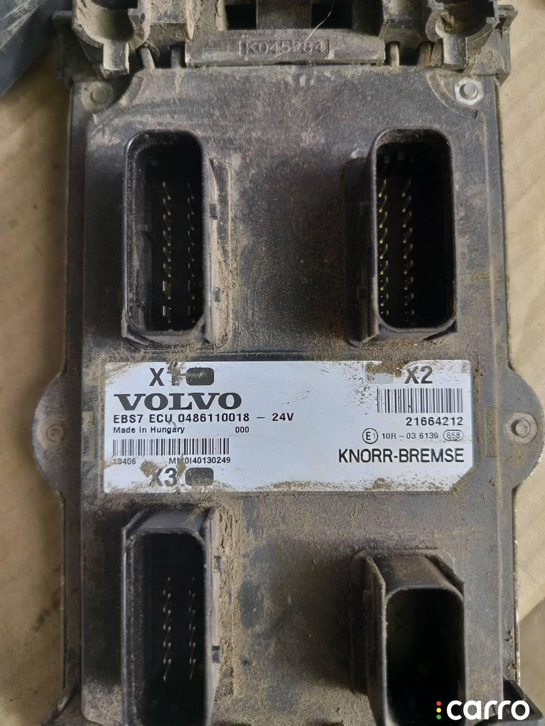 0486110018, 0486110018N07, 0486110500, 21664212, 21924945, 23658611 блок управления EBS Volvo FH 2013г. - фото №3
