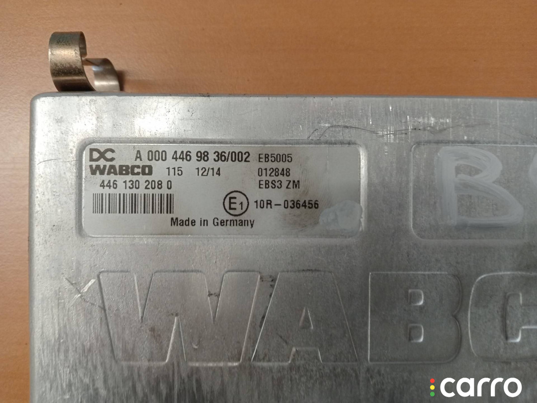 4461302080, A0004469036, A0004469836, A0004469936, A0014460536, A0014461036 блок управления EBS Mercedes-Benz Actros 4 (MP4) 2014г. - фото №4