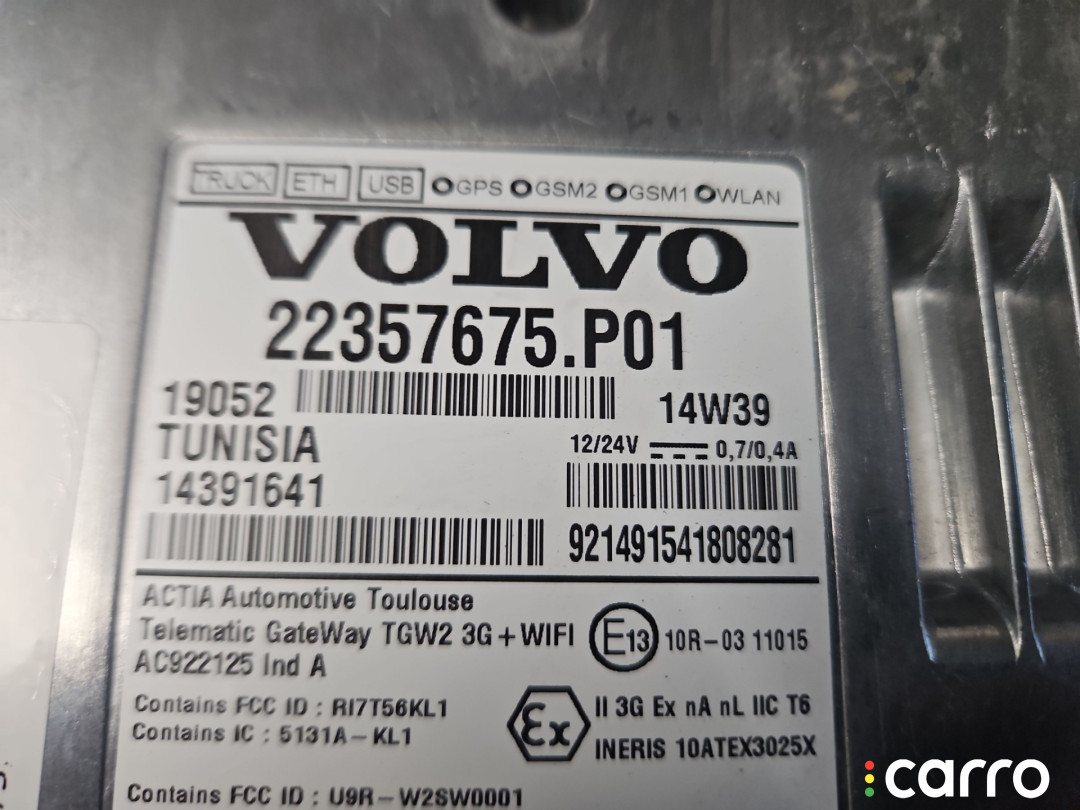 22105173, 22357675 блок управления телематика Volvo FH 2014г. - фото №2