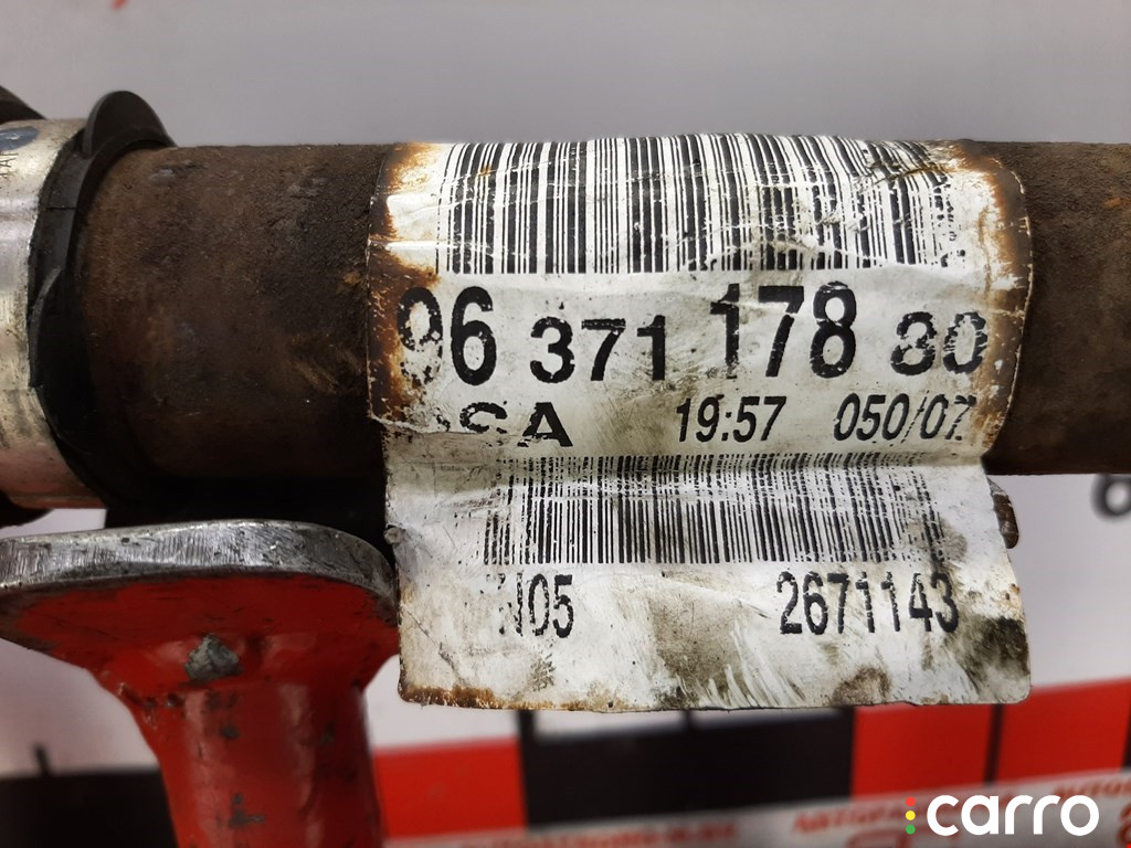 9812781280, 9637117880 Полуось передняя правая (приводной вал, ШРУС) Citroen C4 2007г. - фото №6