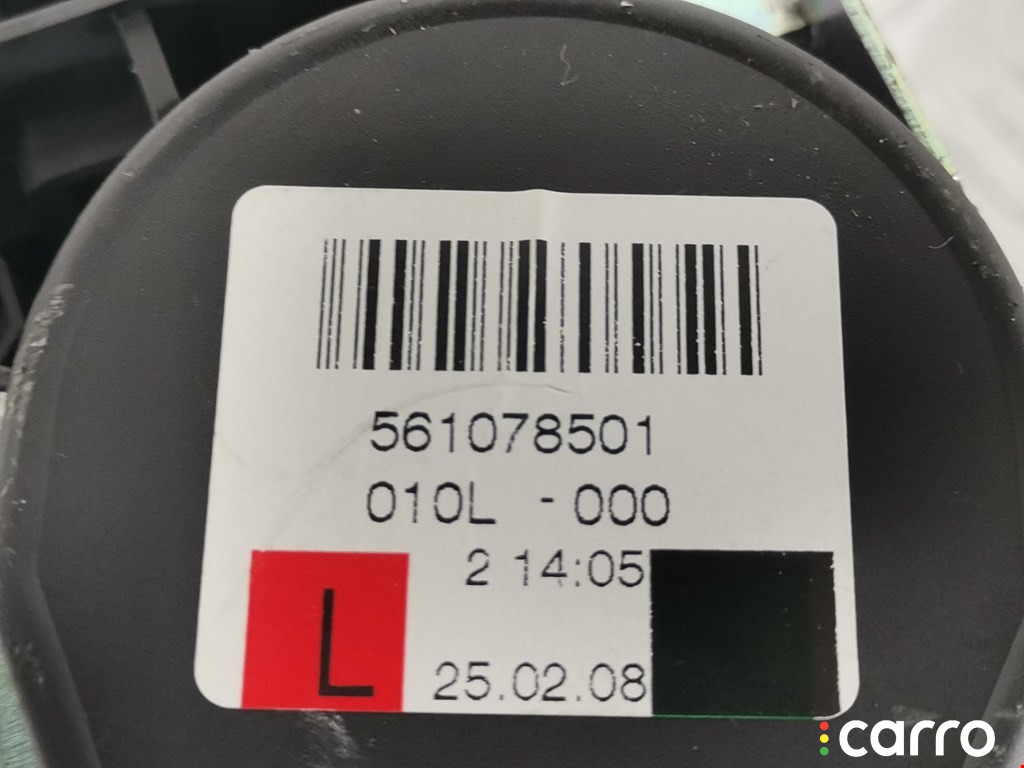 561078501, 72117210857 Ремень безопасности передний левый BMW 7 E65/E66 2008г. - фото №4
