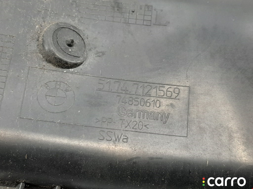 51717121569, 51747121569 Воздуховод BMW 3 E90/E91/E92/E93 2005г. - фото №3
