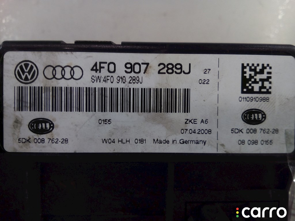 4F0910289K, 5DK008762-28 Блок комфорта Audi A6 2008г. - фото №2