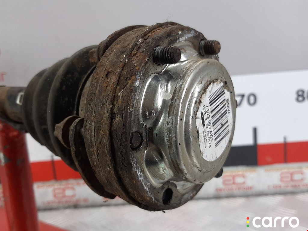 33217523959, 7523959 Полуось задняя левая (приводной вал, ШРУС) BMW 3 E90/E91/E92/E93 2008г. - фото №3