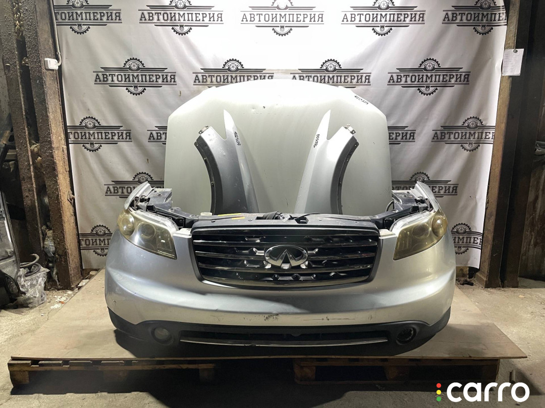 передняя часть (ноускат) в сборе Infiniti FX35 2005г. - фото №1