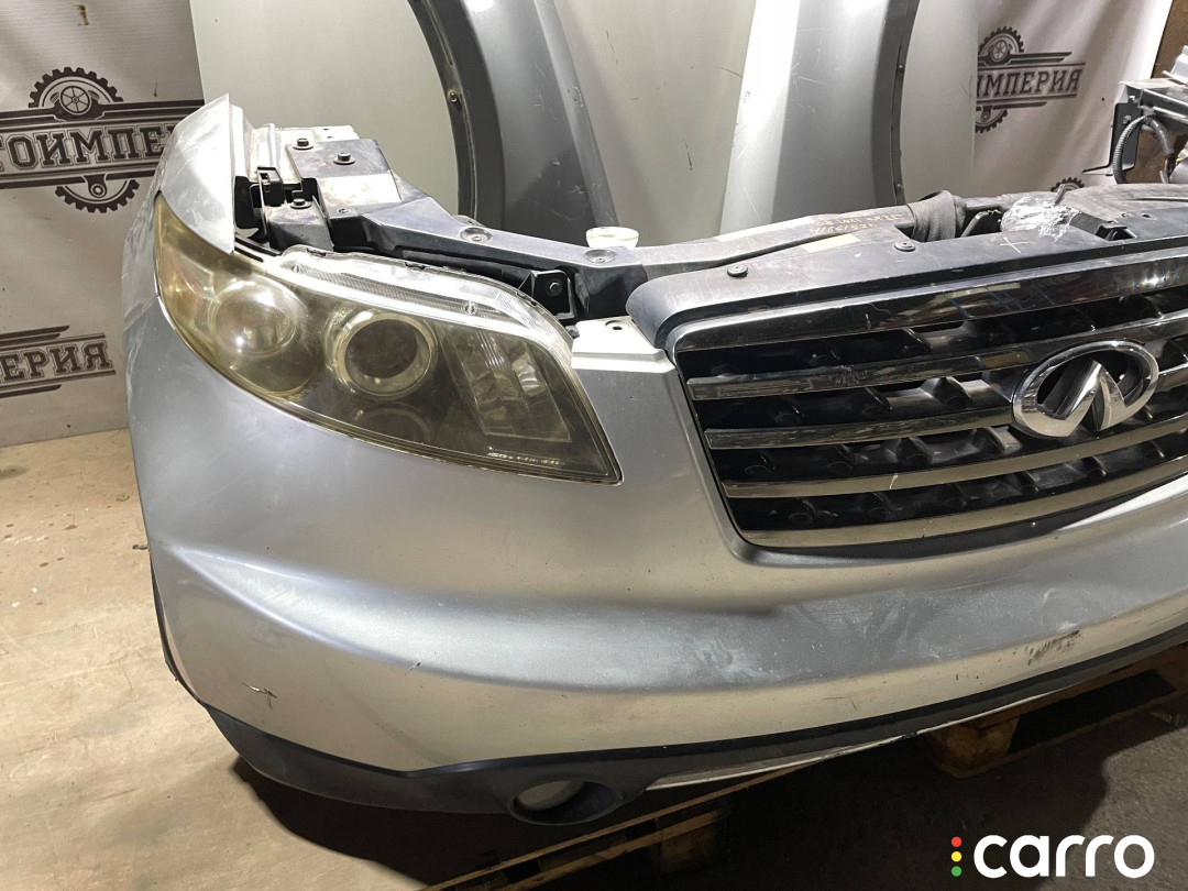 передняя часть (ноускат) в сборе Infiniti FX35 2005г. - фото №17