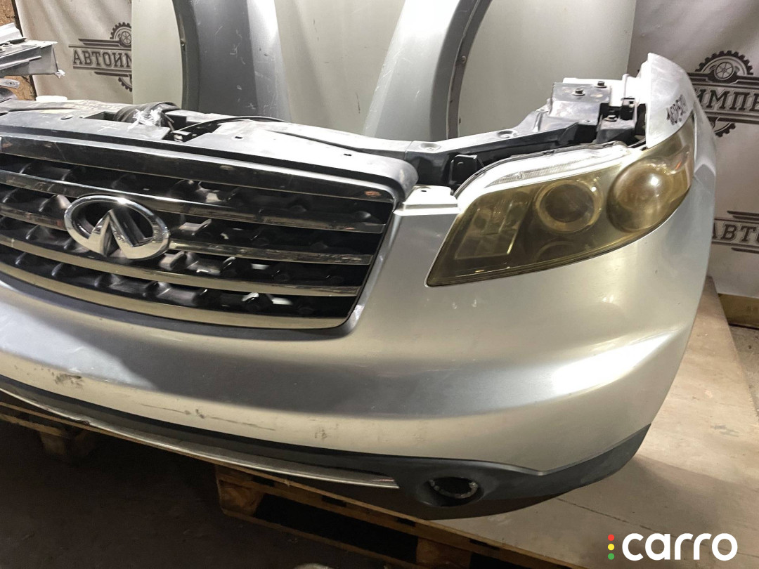 передняя часть (ноускат) в сборе Infiniti FX35 2005г. - фото №19
