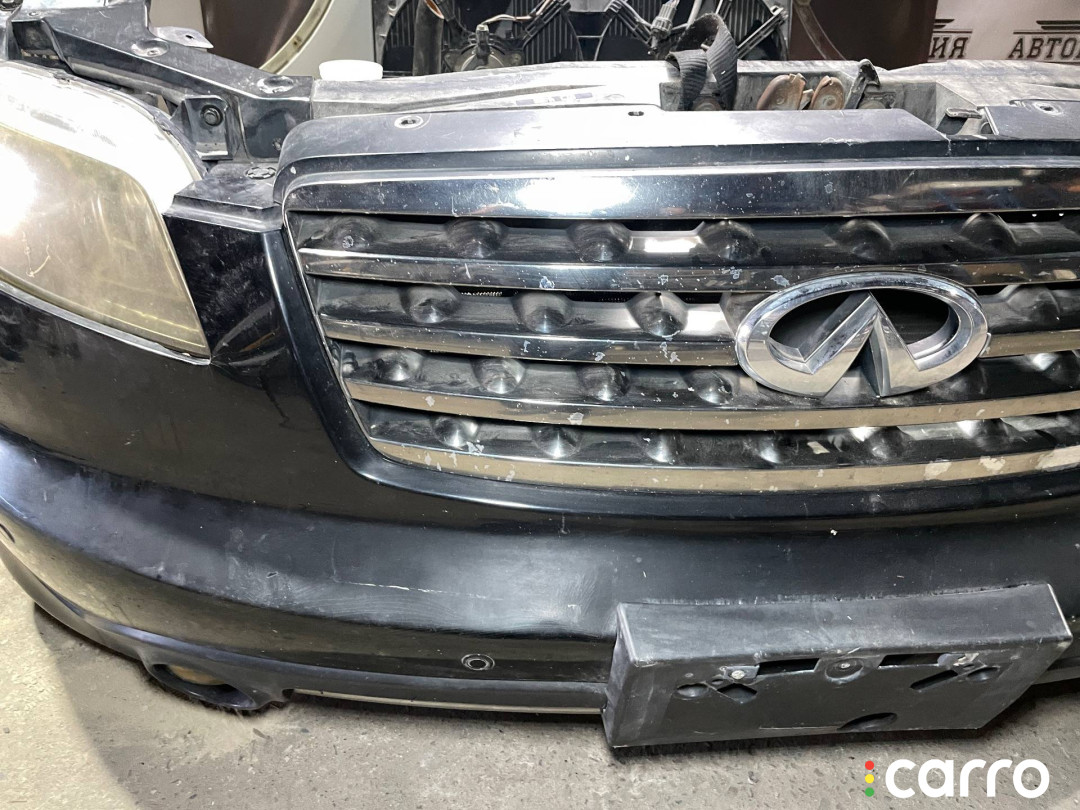 передняя часть (ноускат) в сборе Infiniti FX35 2005г. - фото №15