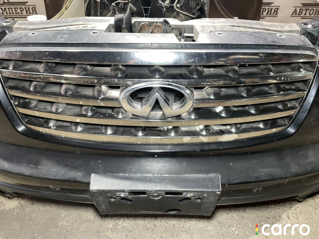 передняя часть (ноускат) в сборе Infiniti FX35 2005г. - фото №16