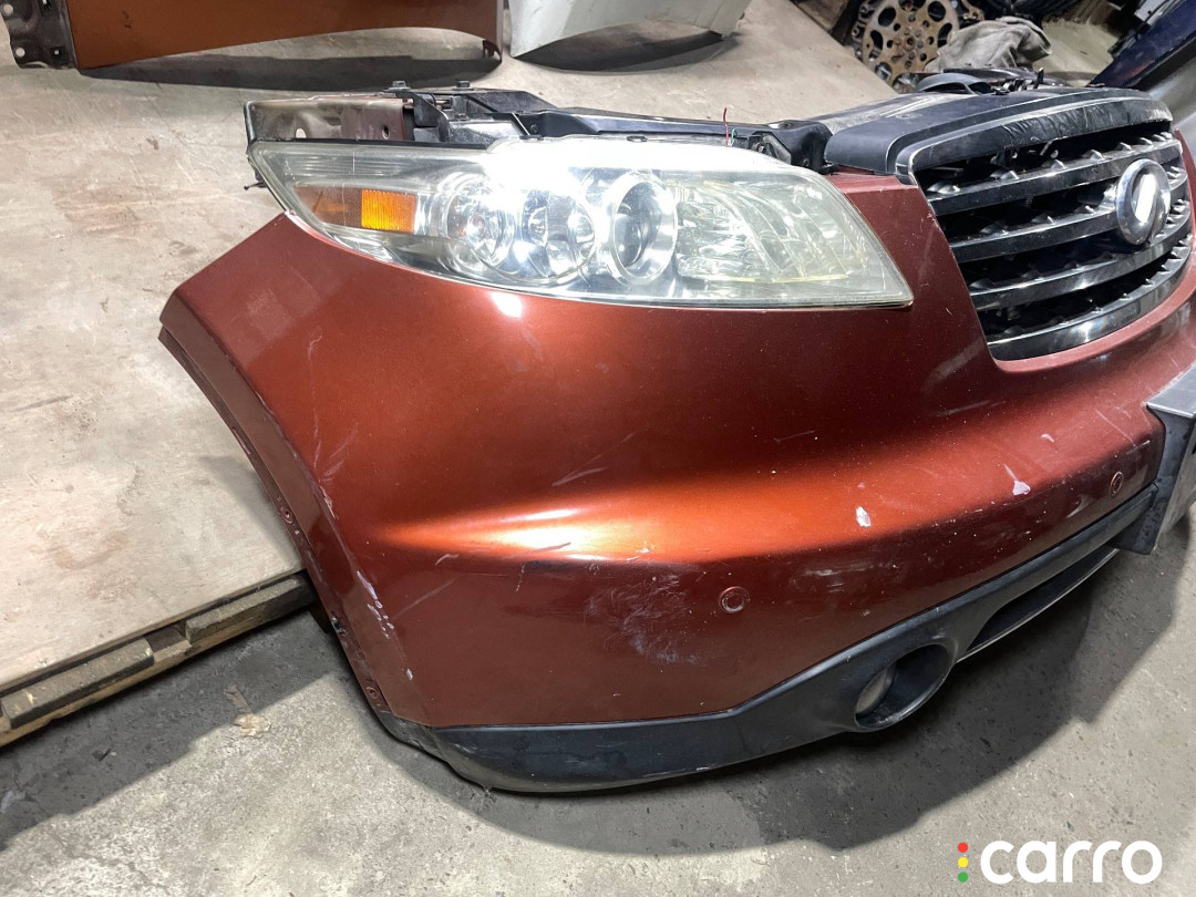 передняя часть (ноускат) в сборе Infiniti FX35 2005г. - фото №17