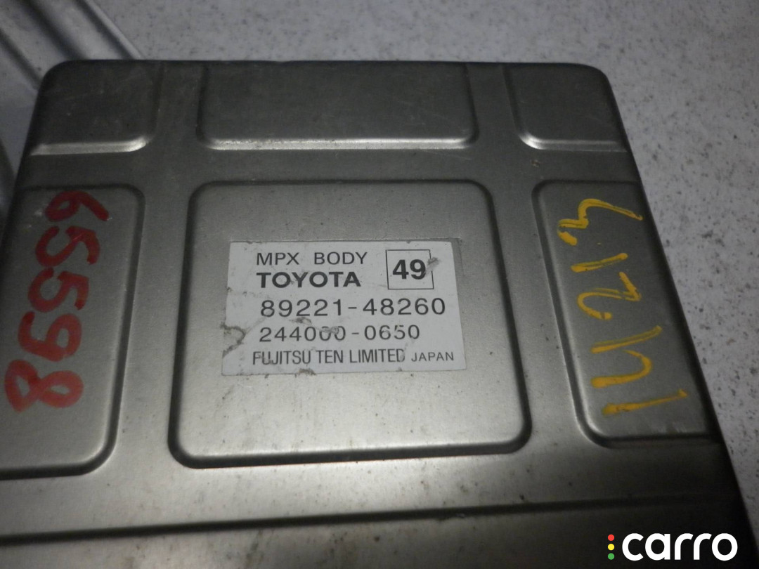 89221-48260 Блок комфорта Toyota Highlander 2006г. - фото №1