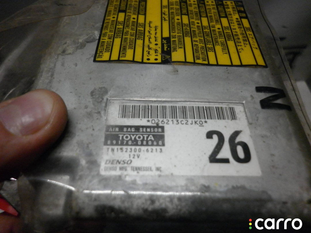 89170-08060 Блок AirBag Toyota Sienna 2 2005г. - фото №1