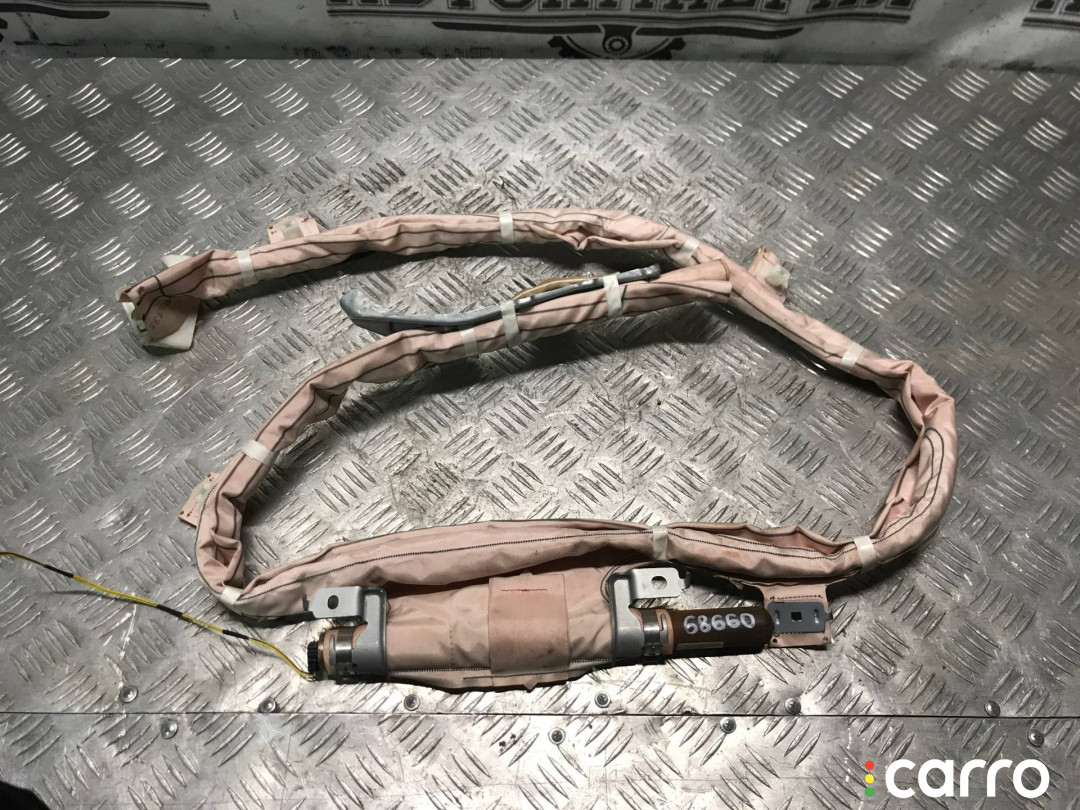 62180-47020 Подушка безопасности боковая (шторка) левая Toyota Prius 3 2010г. - фото №1