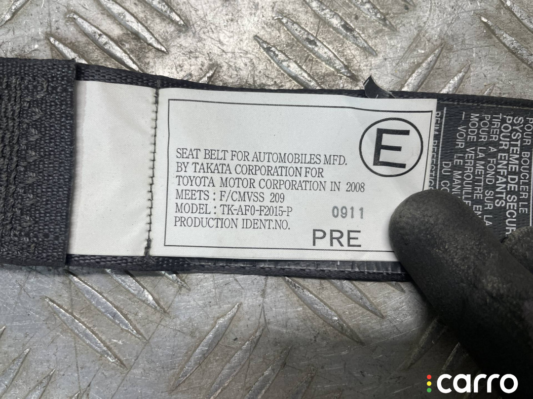 73370-50210, 73370-50230, 73370-50231 Ремень безопасности задний левый Lexus LS 4 2008г. - фото №4