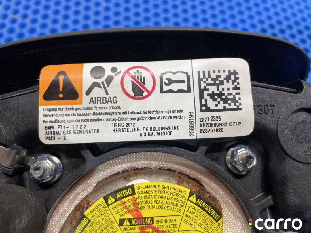 22772326 Подушка безопасности водителя Chevrolet Volt 2012г. - фото №3