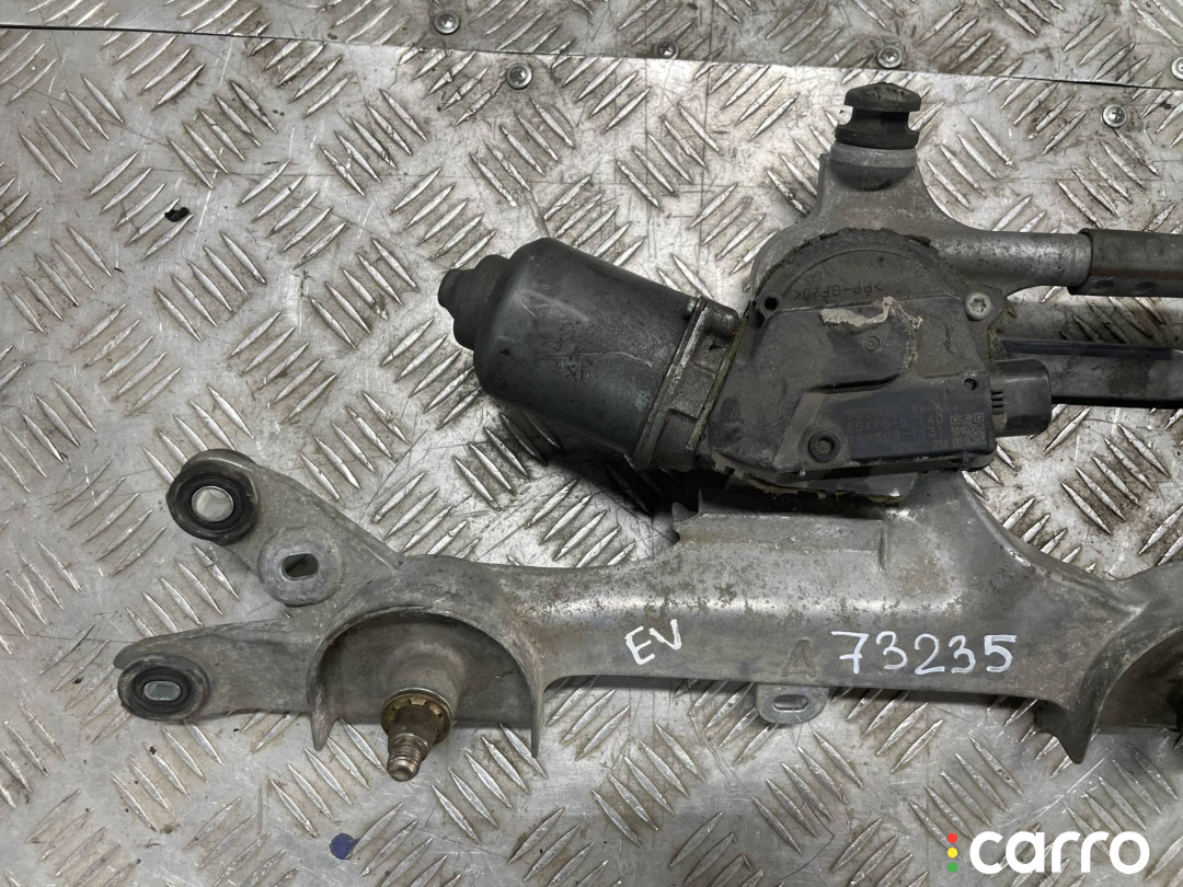8511050140, 85150-47140 механизм стеклоочистителя (трапеция дворников) Toyota Prius 3 2010г. - фото №6