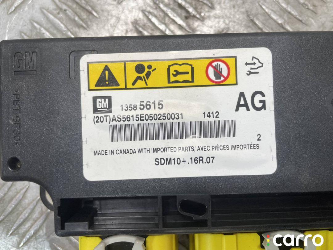 13585615 Блок AirBag Chevrolet Volt 2012г. - фото №2