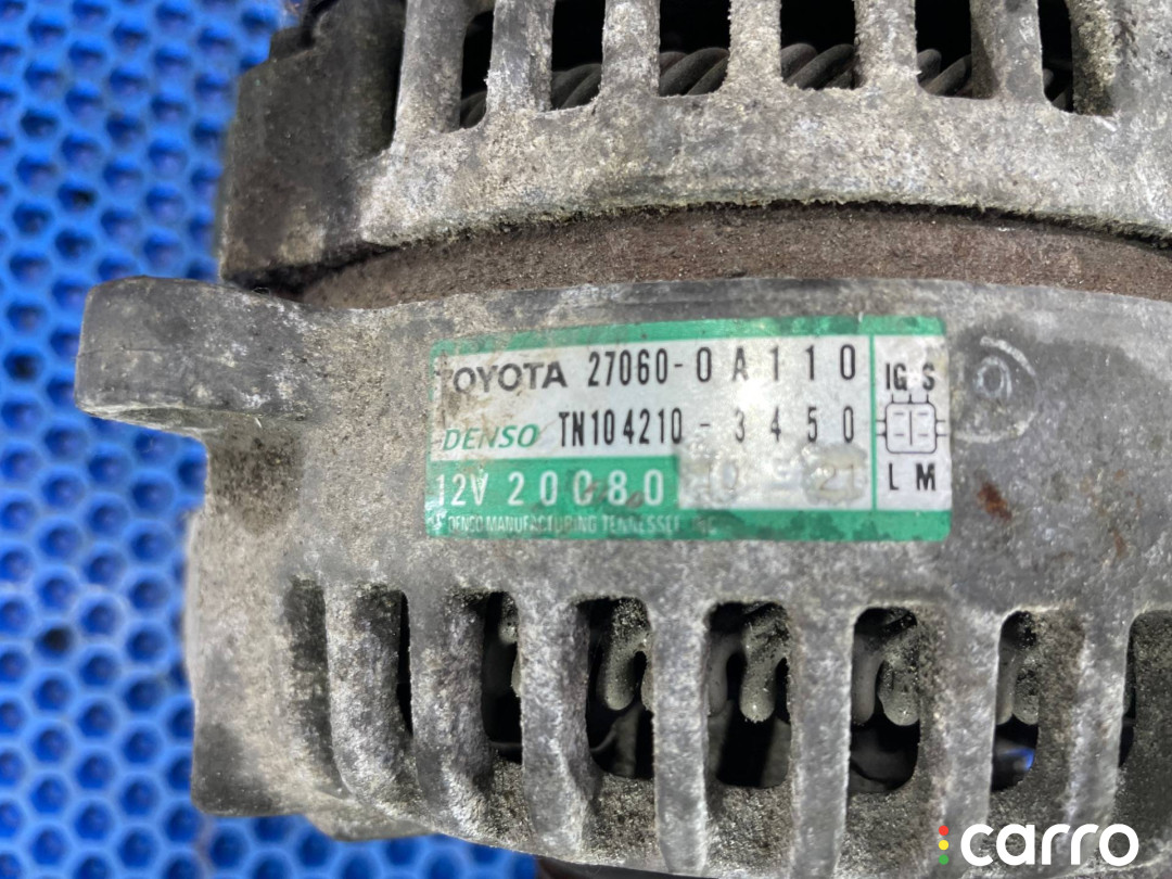 27060-0A100, 27060-0A110, 27060-0A130 Генератор Toyota Sienna 2 2004г. - фото №2