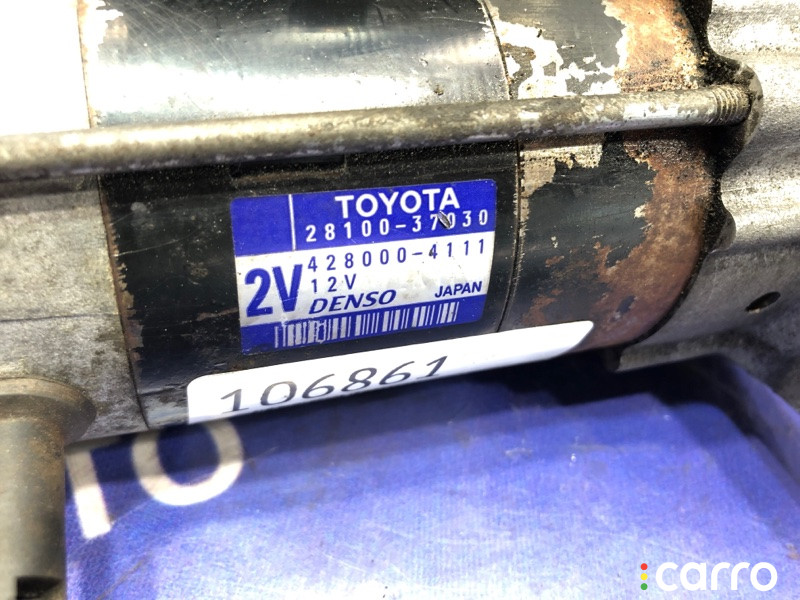 258100-37030 Стартер TOYOTA NOAH 2008г. - фото №3