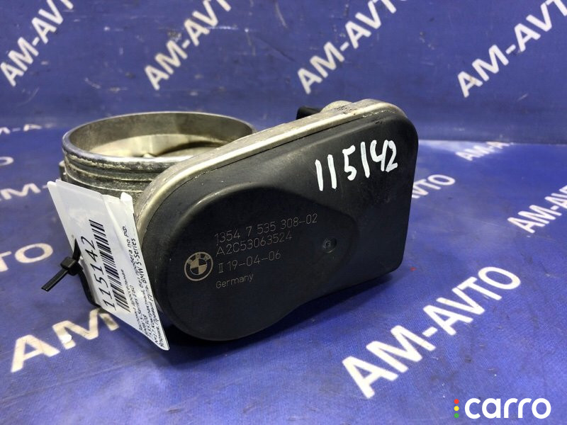7535308 Заслонка дроссельная BMW 5-Series 2008г. - фото №3